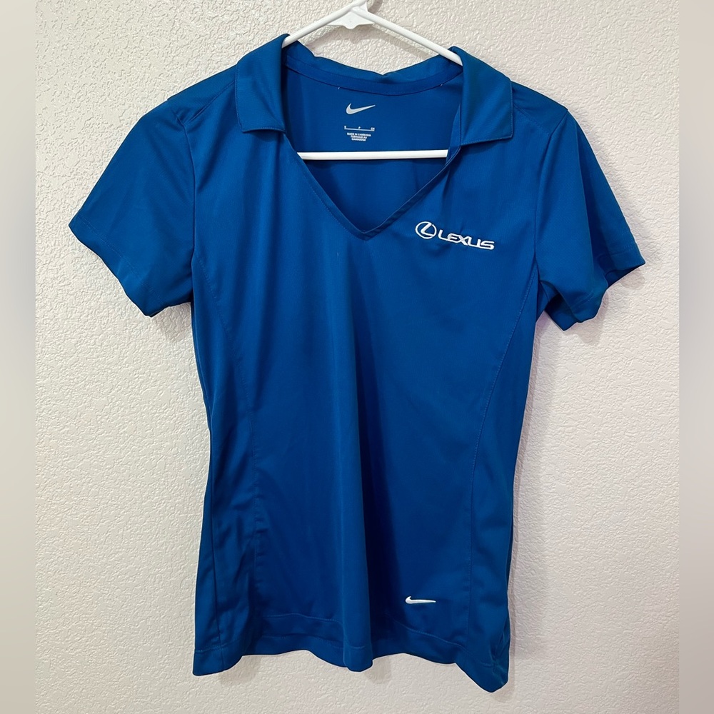 Lexus Nike Marine Fit Polo in Royal blue.